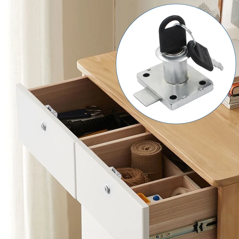 Drawer lock with key, used for - Medicine Cabinet Lock reseña y precio