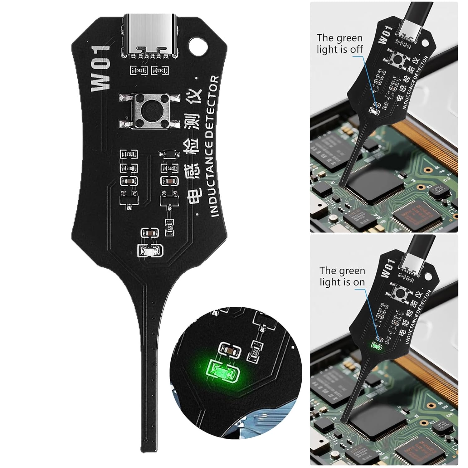 1PC W01 Motherboard Coil Teste - Co Detector Plug reseña y precio