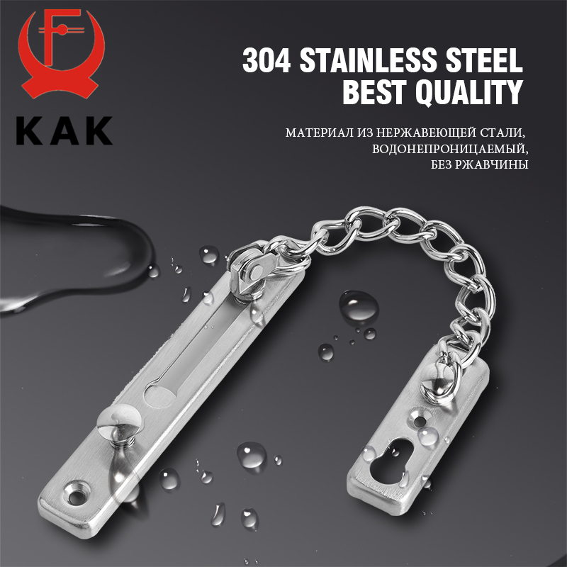 KAK 304 Stainless Steel Securi - Security Chain Door reseña y precio