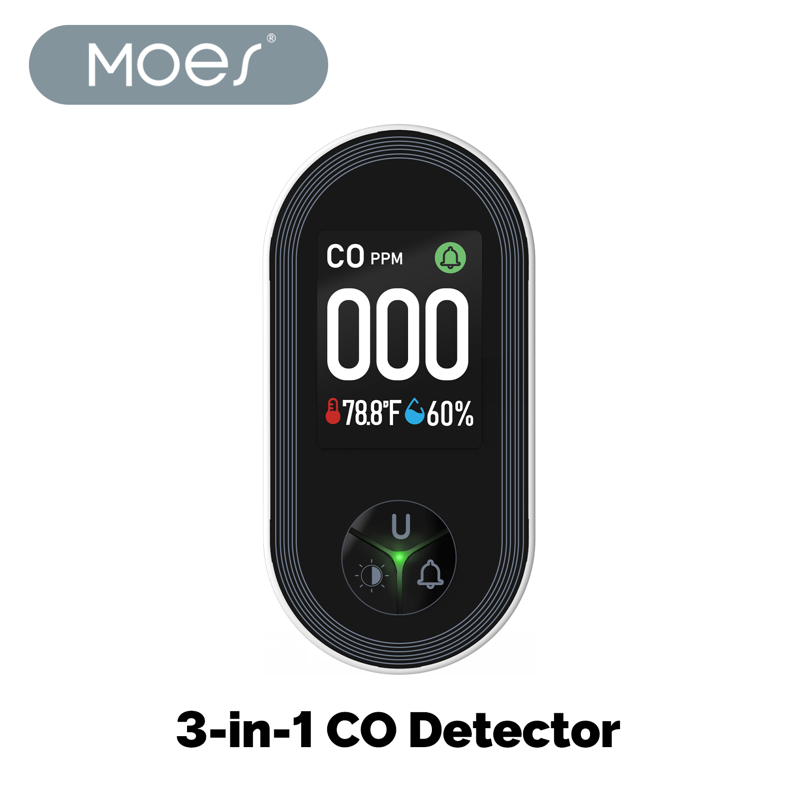 MOES 3in1 Carbon Monoxide Dete - Co Detector Plug reseña y precio