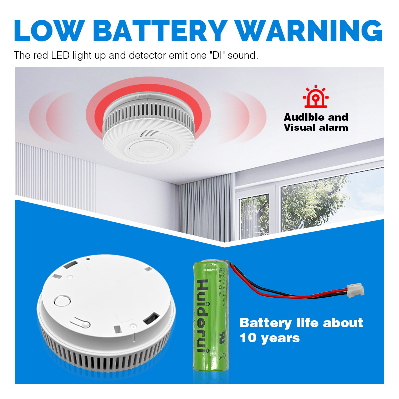 10 Years Battery Powered Hotel - Smoke Detector Interconnected reseña y precio