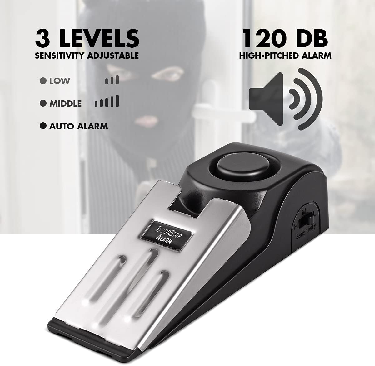 Door Stop Alarm, Door Stopper  - Door Stop Alarm reseña y precio