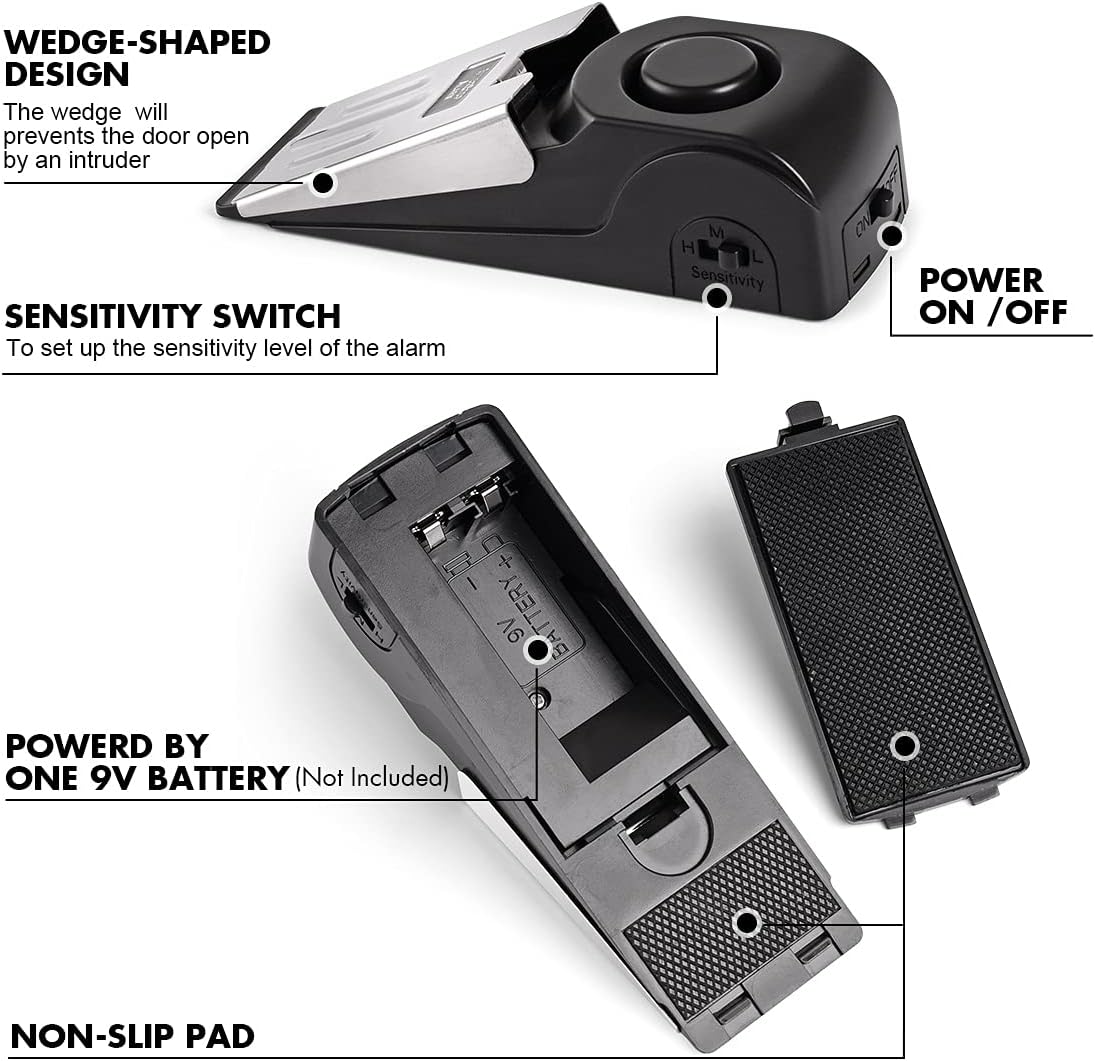 Door Stop Alarm, Door Stopper  - Door Stop Alarm reseña y precio