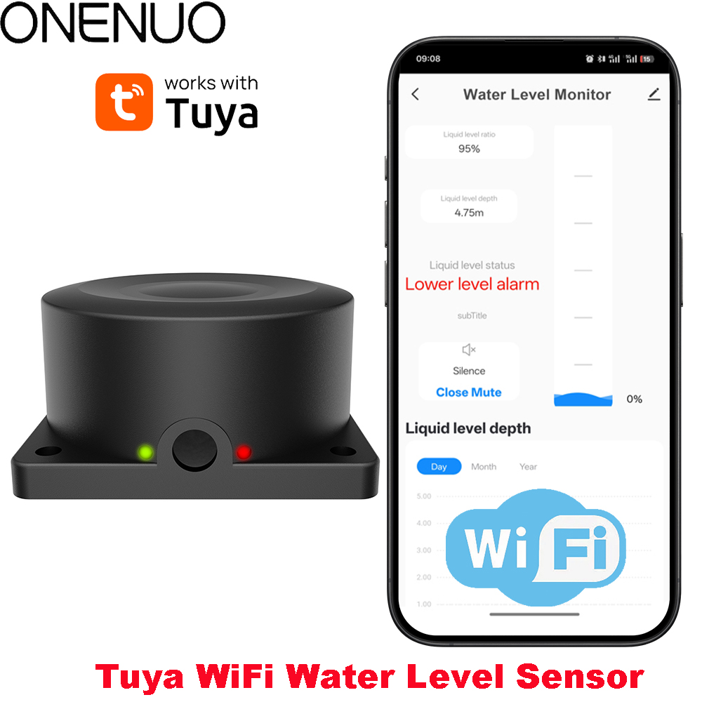 ONENUO Liquid Level Sensor Oil - Water Alarm Sensor reseña y precio