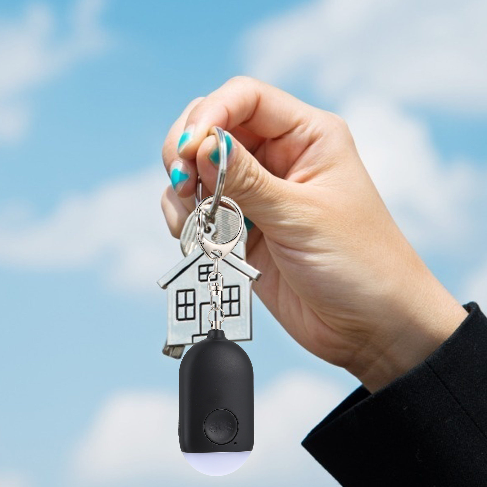 1Set Rechargeable Portable Min - Personal Alarm Keychain reseña y precio