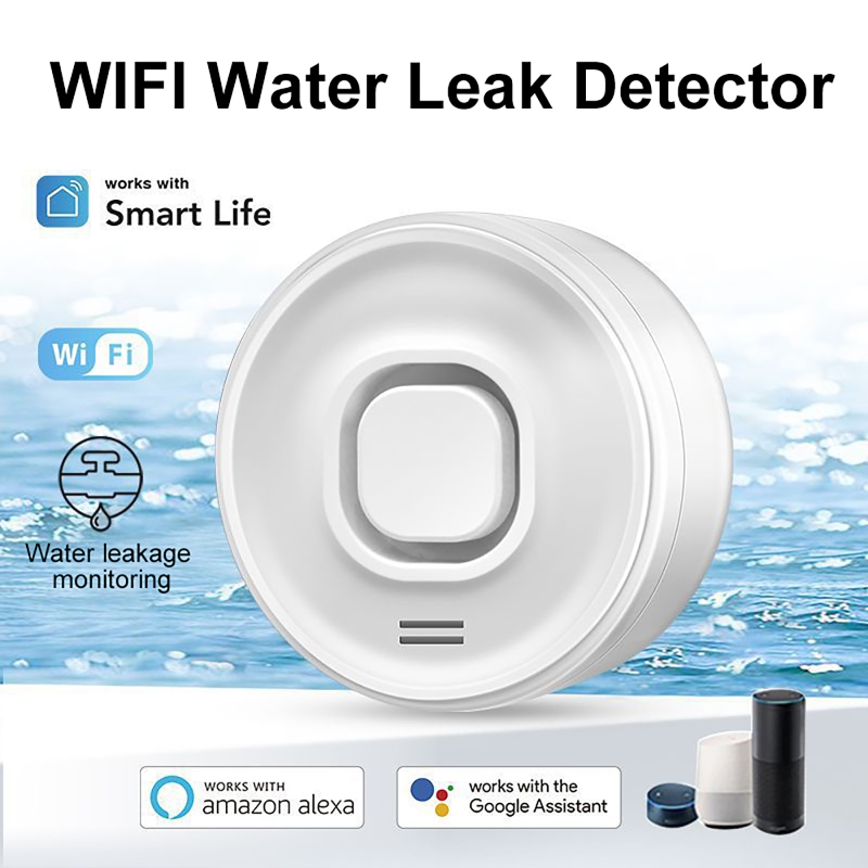 Smart WIFI Water Leak Detector - Water Alarm Sensor reseña y precio