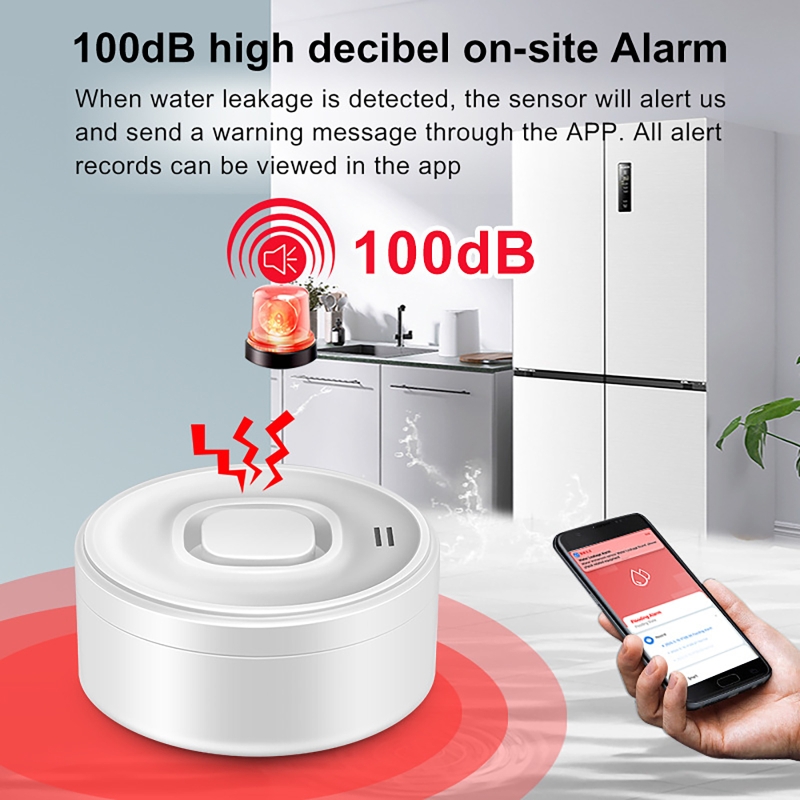 Smart WIFI Water Leak Detector - Water Alarm Sensor reseña y precio