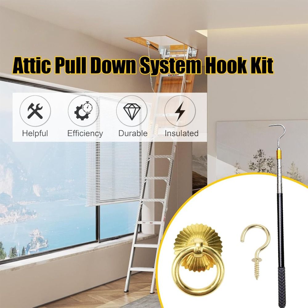 Stainless Steel Attic Ladder P - Fire Escape Ladder reseña y precio