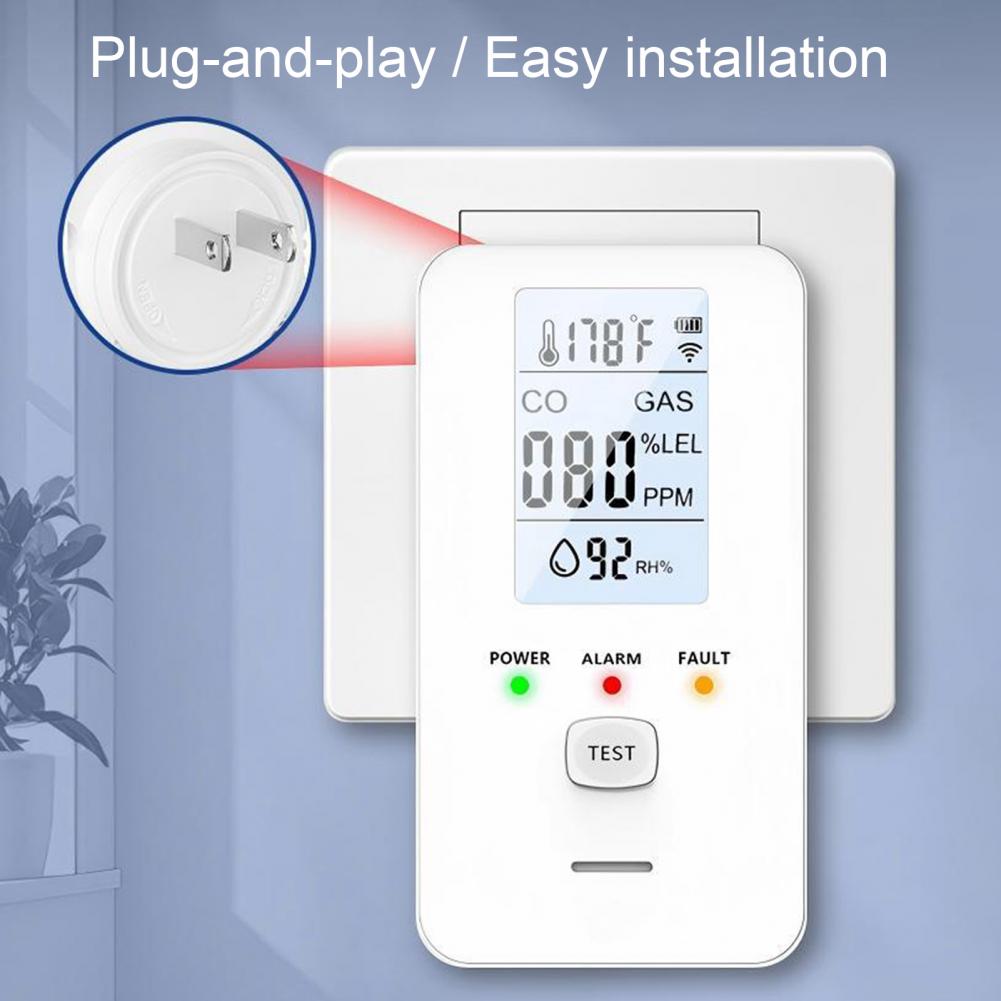 Natural Gas & Carbon Monoxide  - Co Detector Plug reseña y precio
