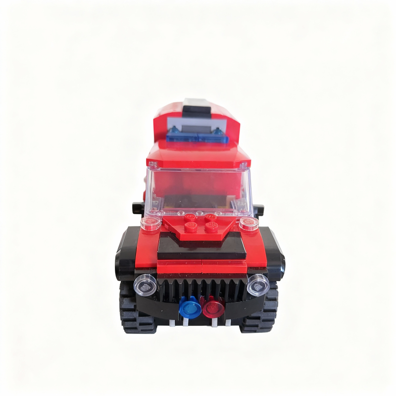 168pcs MOC City Fire Modified  - Fire Extinguisher Small reseña y precio