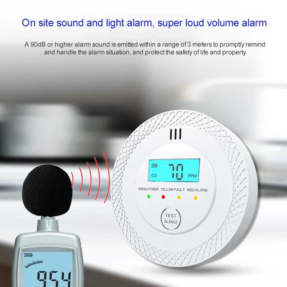 Carbon Monoxide Alarm Detector - Smoke Detector Interconnected reseña y precio