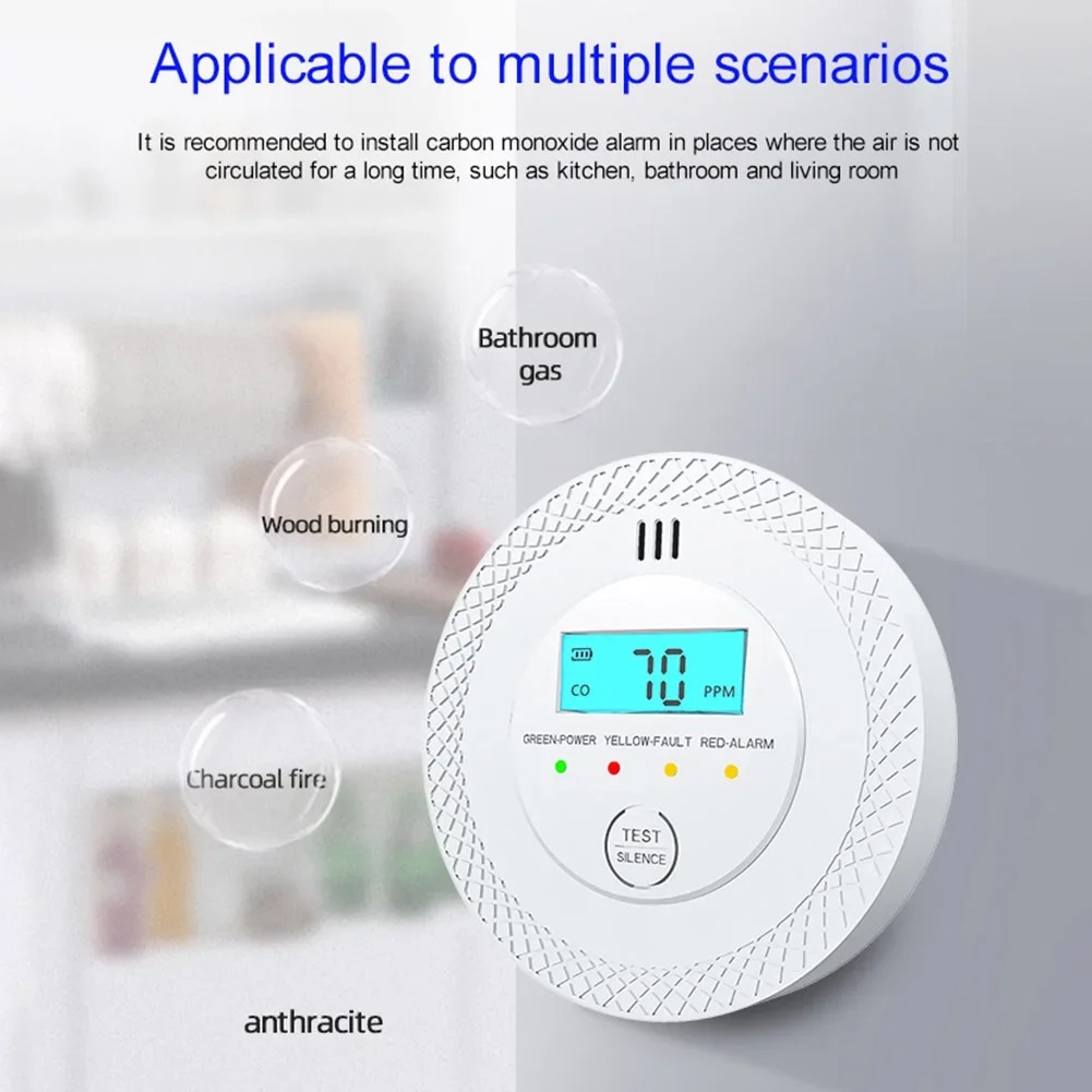 Carbon Monoxide Alarm Detector - Smoke Detector Interconnected reseña y precio