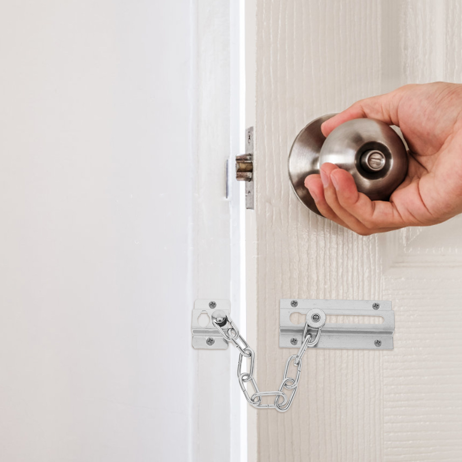 Stainless Steel Door Chain Loc - Security Chain Door reseña y precio