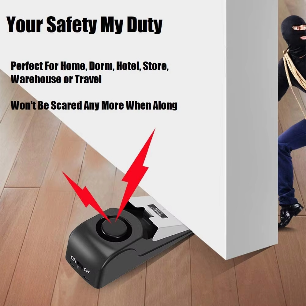 120db Wireless Stainless Steel - Door Stop Alarm reseña y precio