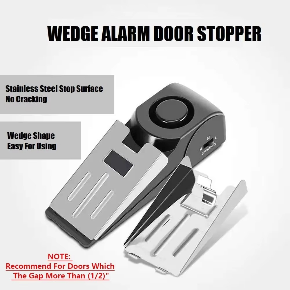 120db Wireless Stainless Steel - Door Stop Alarm reseña y precio