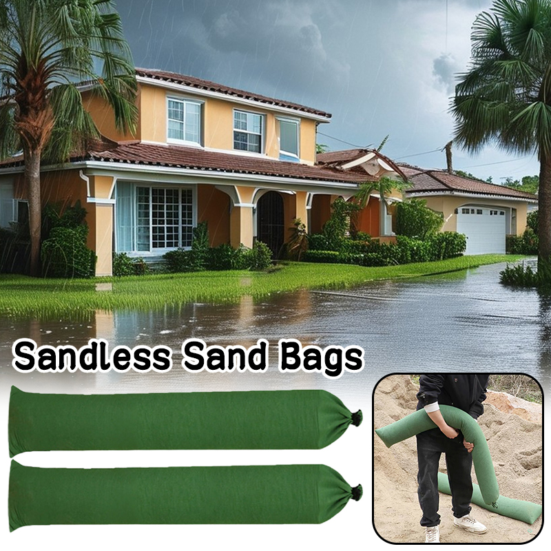 2 Pcs Sandless Sand Bags Anti  - Flood Barrier Bag reseña y precio
