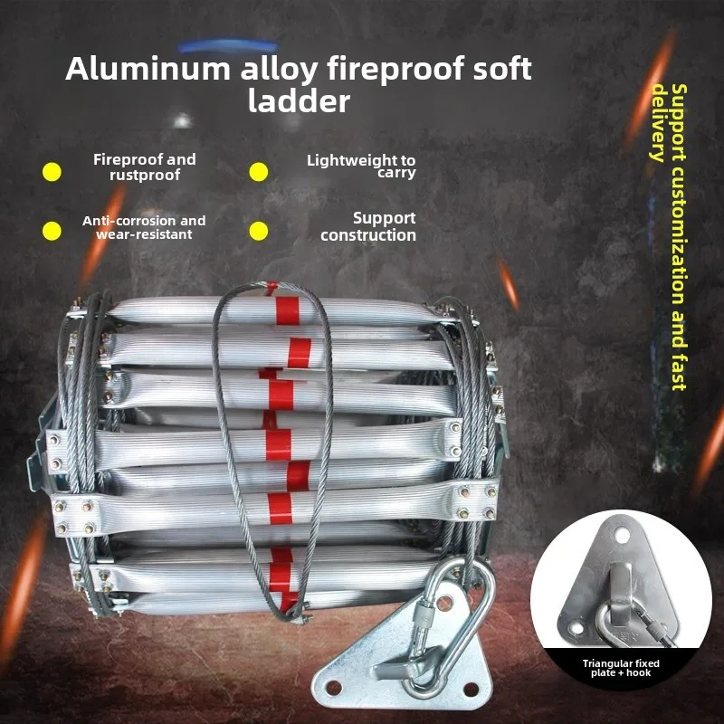 Durable3M Soft Rope Ladder Hou - Fire Escape Ladder reseña y precio