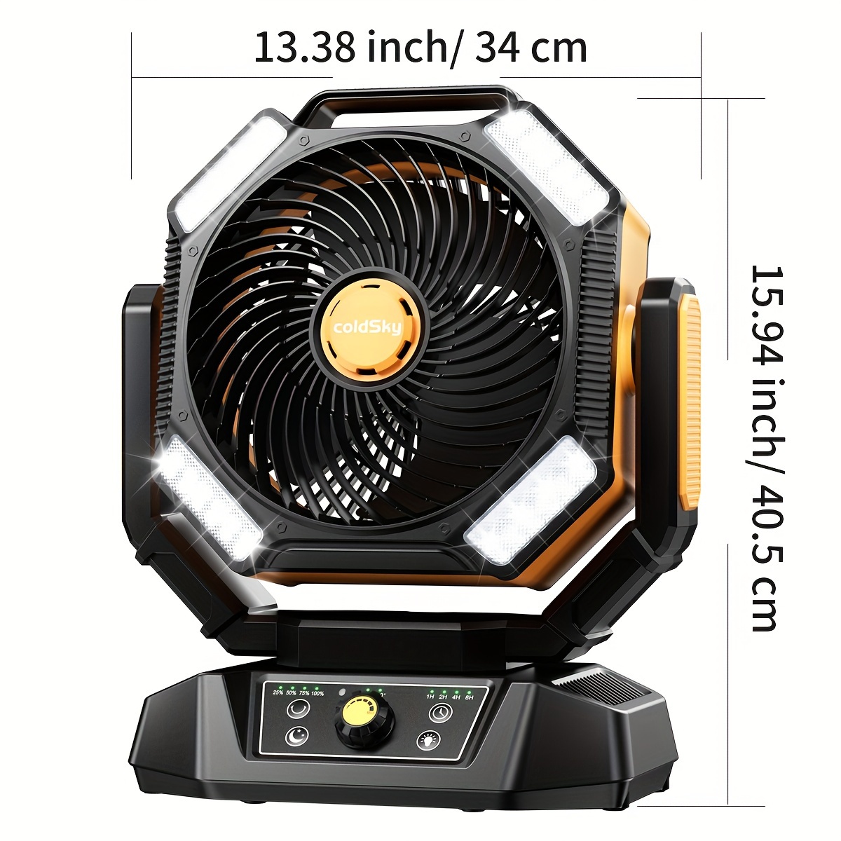 coldSky  Camping Fan, Battery  - Power Outage Light reseña y precio