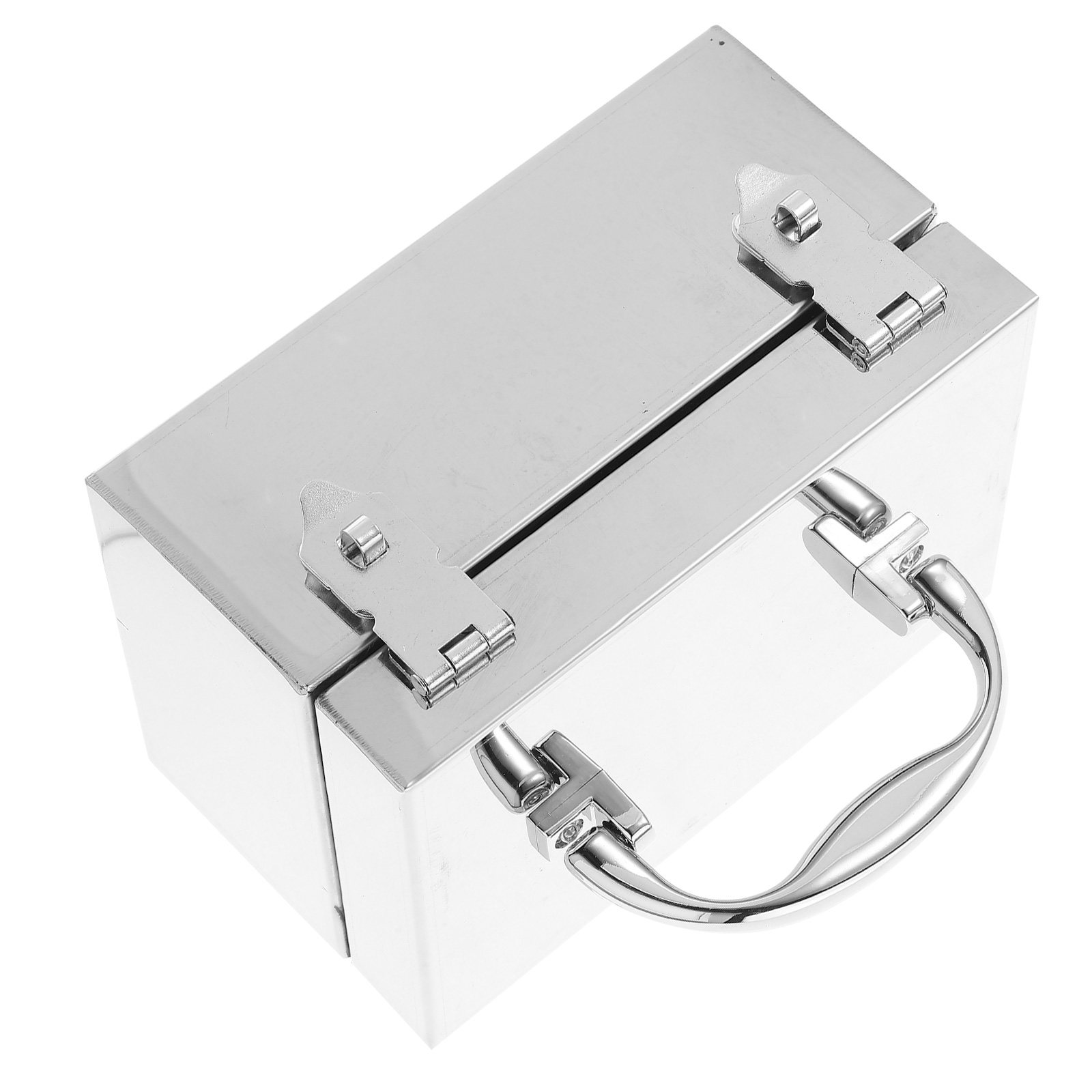Lockable Stainless Steel Cash  - Lockbox Key Secure reseña y precio