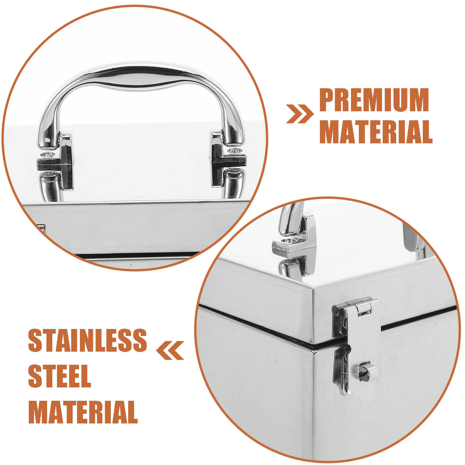 Lockable Stainless Steel Cash  - Lockbox Key Secure reseña y precio