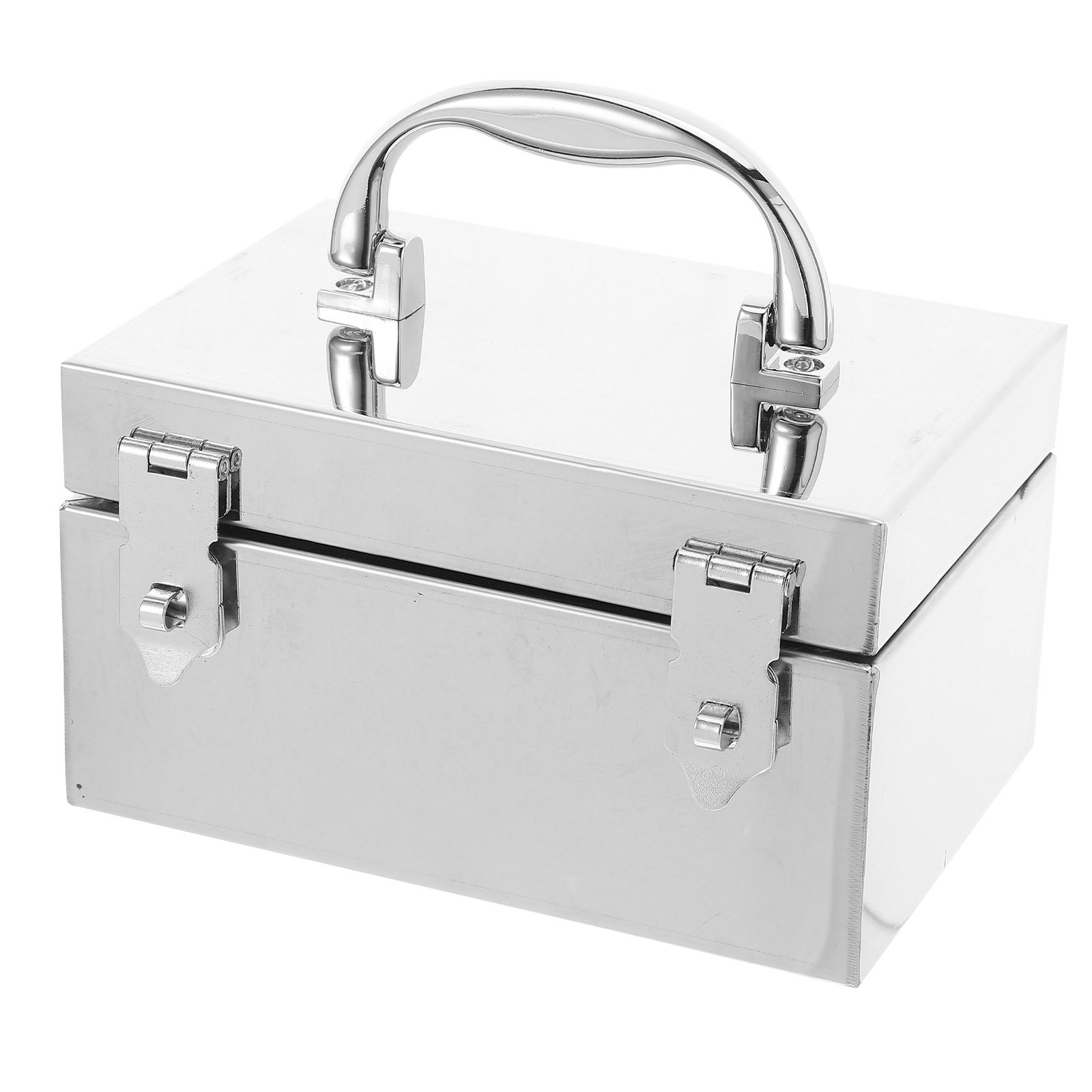 Lockable Stainless Steel Cash  - Lockbox Key Secure reseña y precio