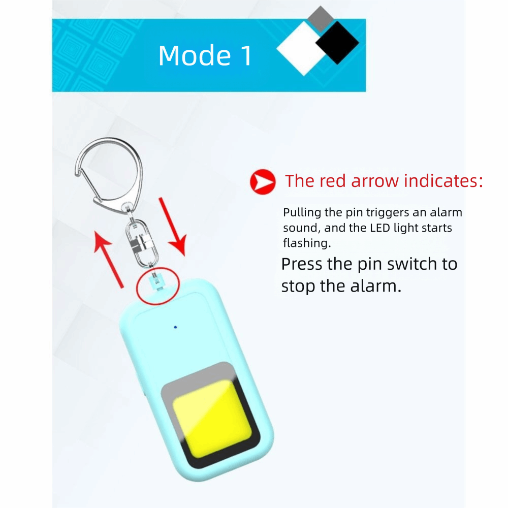 130 DB Safe Sound Personal Ala - Personal Alarm Keychain reseña y precio