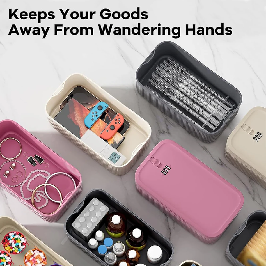 Lock Box with Locker,Lockbox f - Medicine Cabinet Lock reseña y precio
