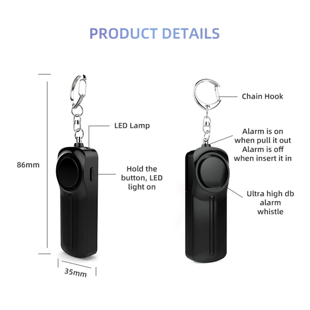 Self Defense Alarm 130dB Ultra - Personal Alarm Keychain reseña y precio