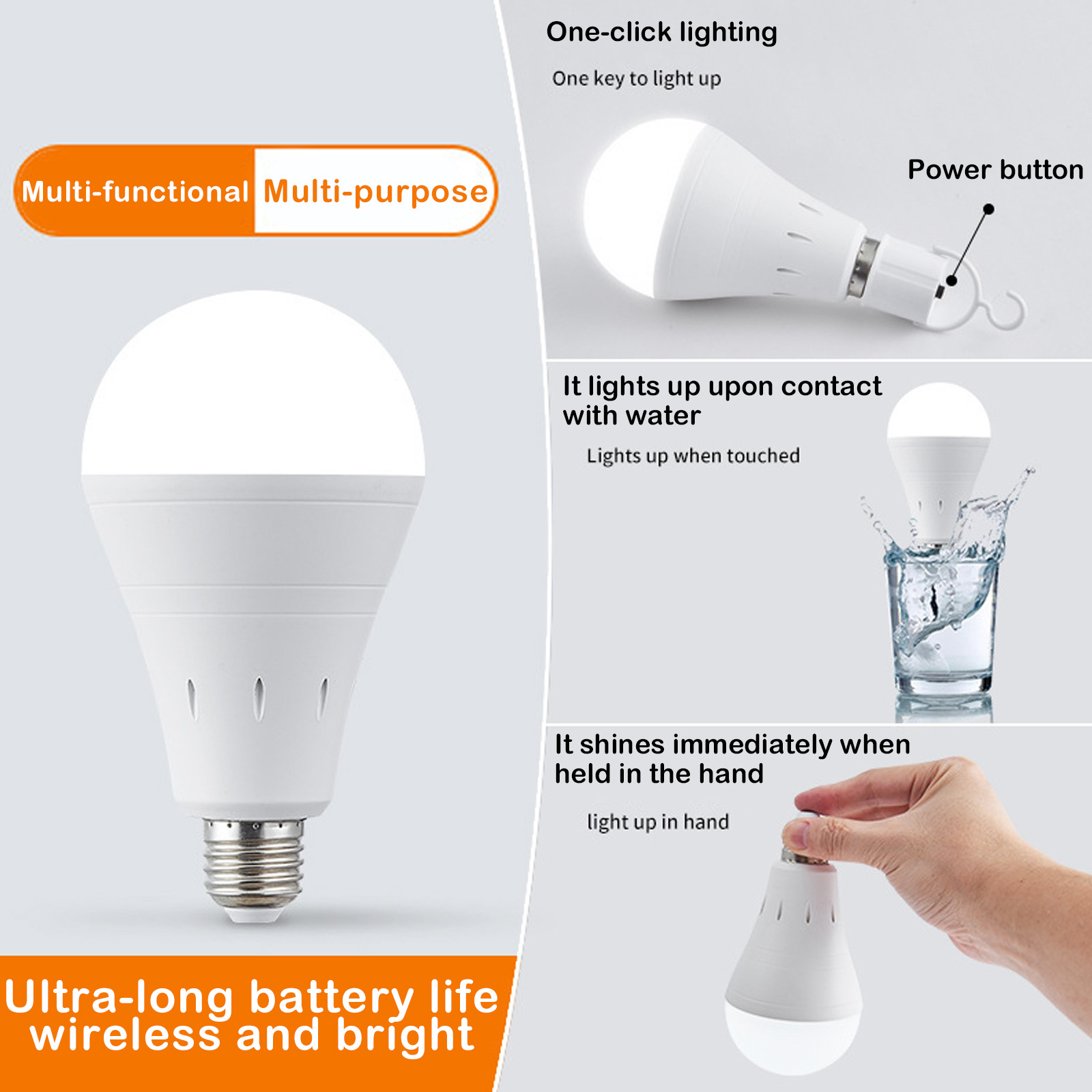 12W Rechargeable LED Emergency - Power Outage Light reseña y precio