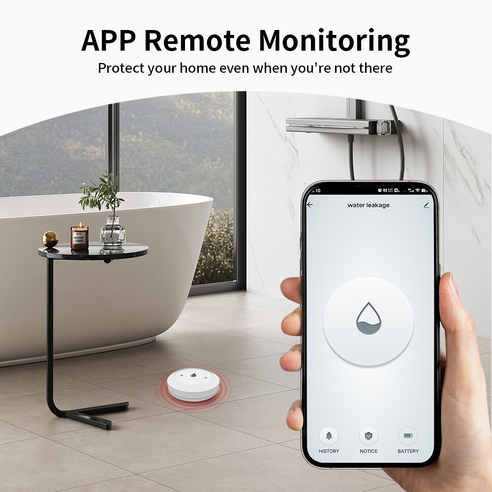 TNCE ZigBee3.0 Tuya Smart Wate - Water Alarm Sensor reseña y precio