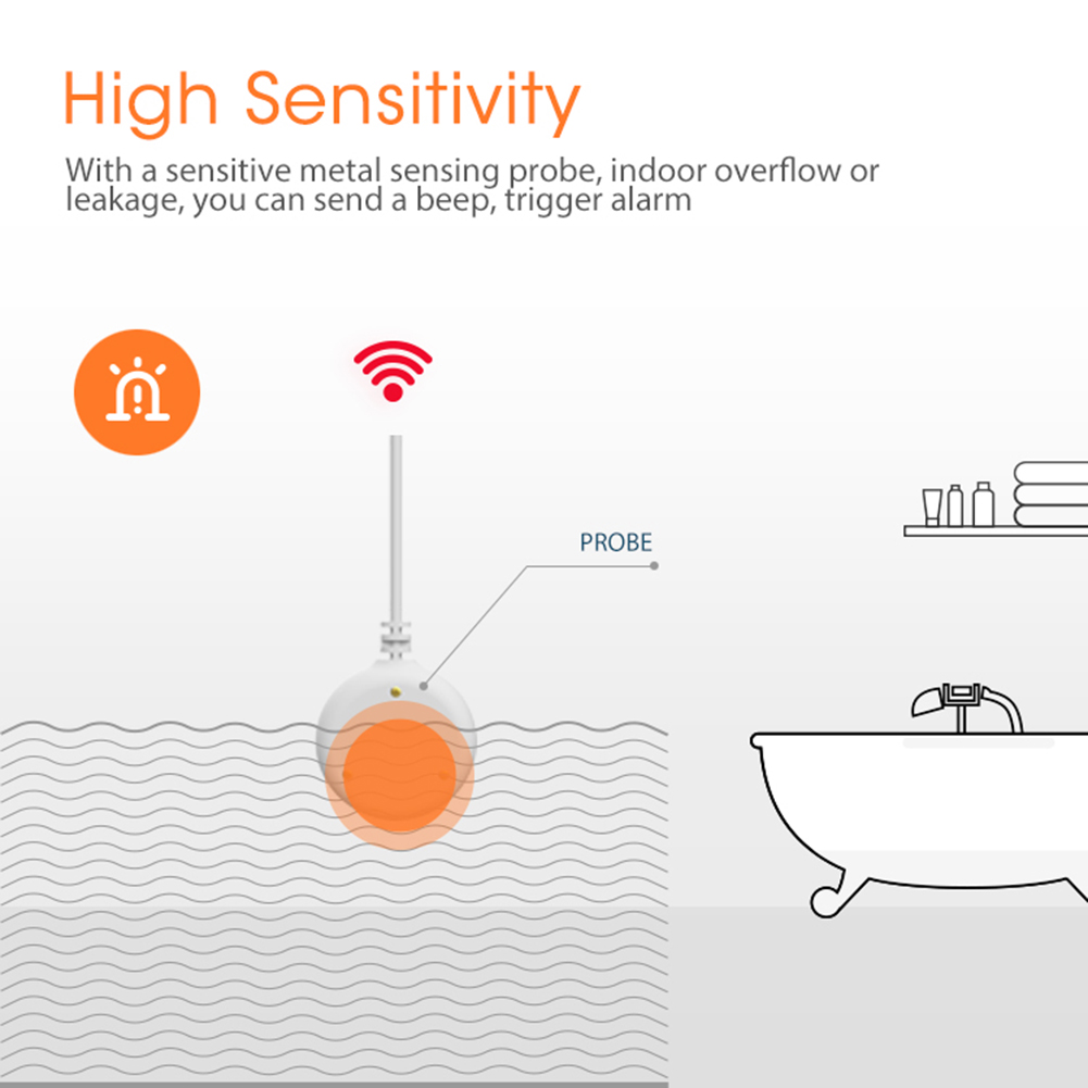 Tuya ZigBee Overflow Security  - Water Alarm Sensor reseña y precio