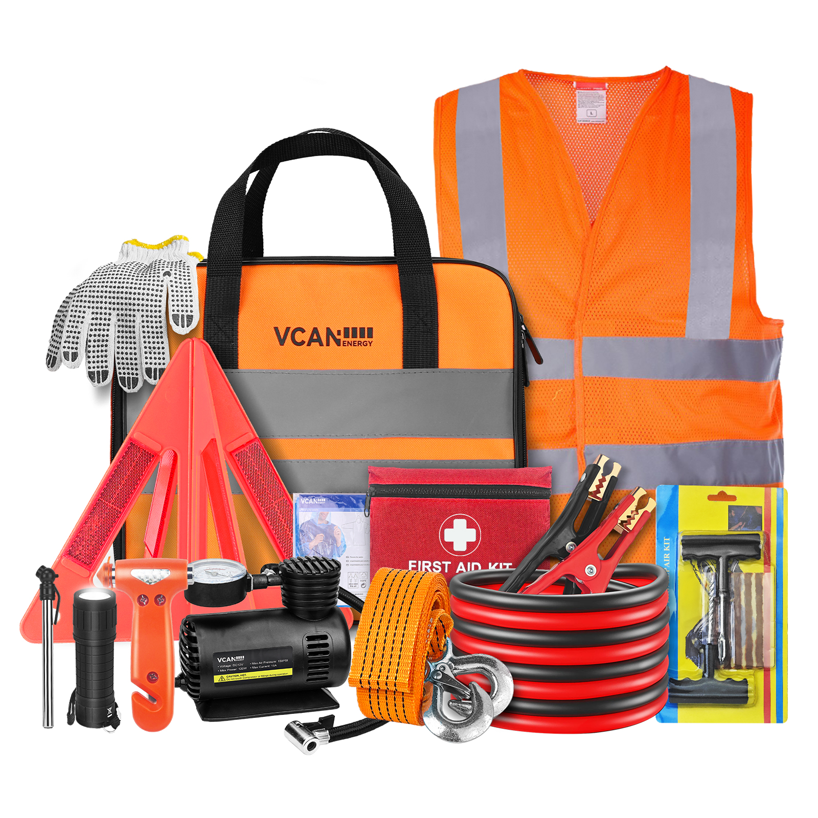 Emergency Safety Kit Bag with  - First Aid Bag Kit reseña y precio