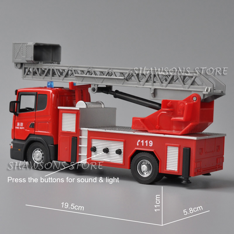 1:43 Scale Diecast Vehicle Mod - Fire Escape Ladder reseña y precio