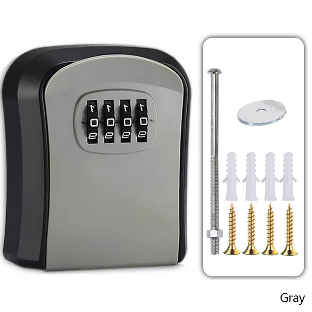Wall Mount Key Lock Box with 4 - Lockbox Key Secure reseña y precio
