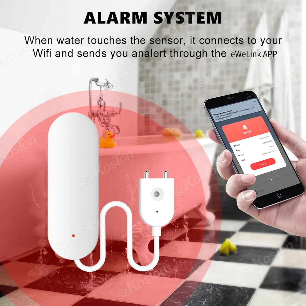 ZigBee 3.0 Water Leakage Senso - Water Alarm Sensor reseña y precio