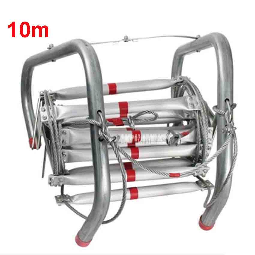 New 10m Folding Soft Ladder Fi - Fire Escape Ladder reseña y precio