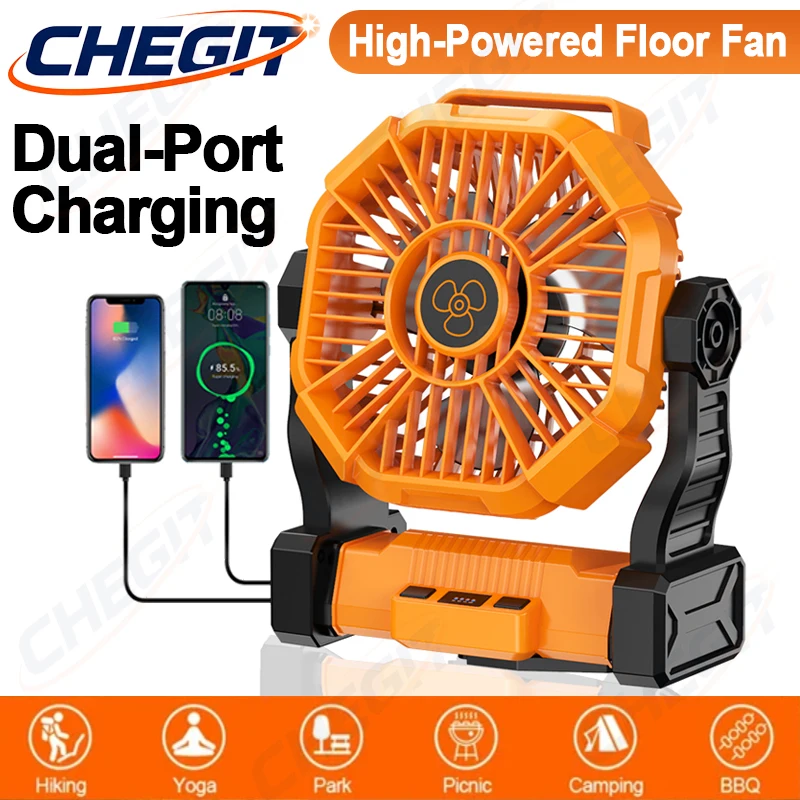 Rechargeable Portable Fan 1040 - Power Outage Light reseña y precio