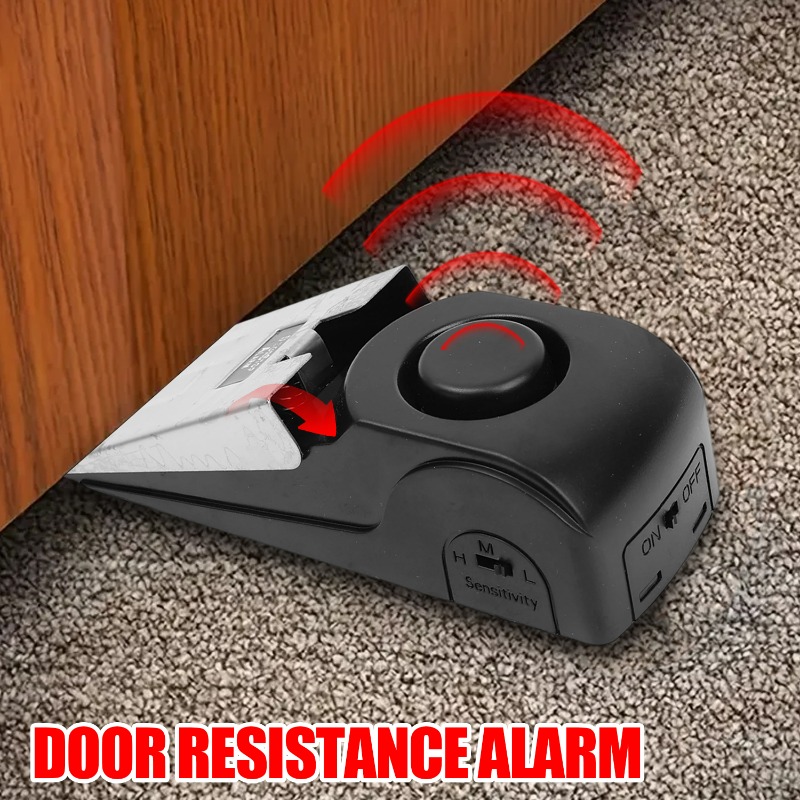 3/1Pcs Door Resistance Alarm W - Door Stop Alarm reseña y precio