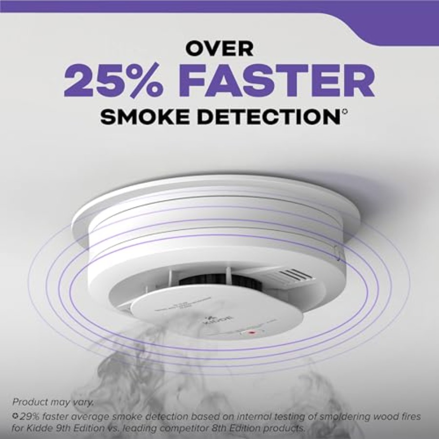 Smoke and Carbon Monoxide Dete - Smoke Detector Interconnected reseña y precio