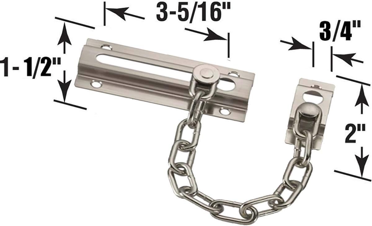 4PCS Door Chain Guard Security - Security Chain Door reseña y precio
