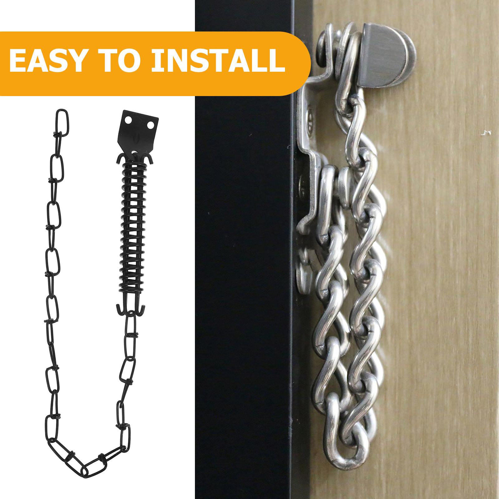 1Set Windproof Door Security C - Security Chain Door reseña y precio