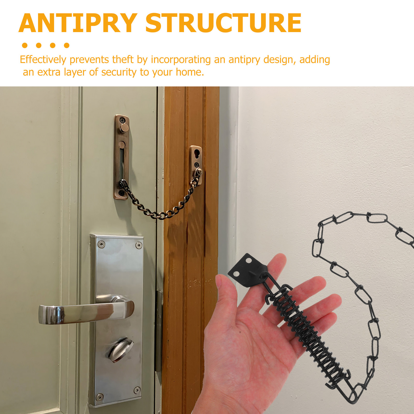 1Set Windproof Door Security C - Security Chain Door reseña y precio