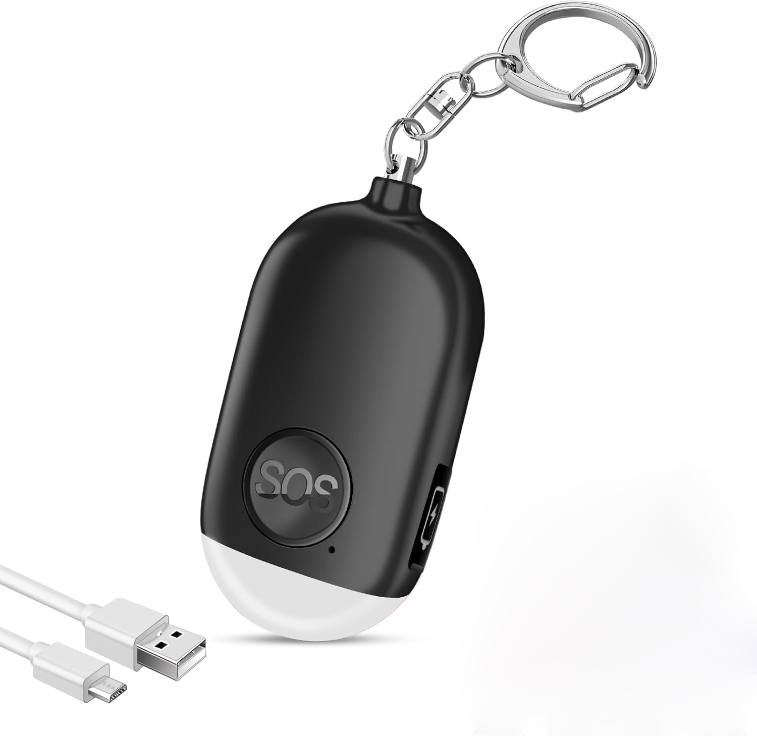 1pc Ultra-Loud 130DB Personal  - Personal Alarm Keychain reseña y precio