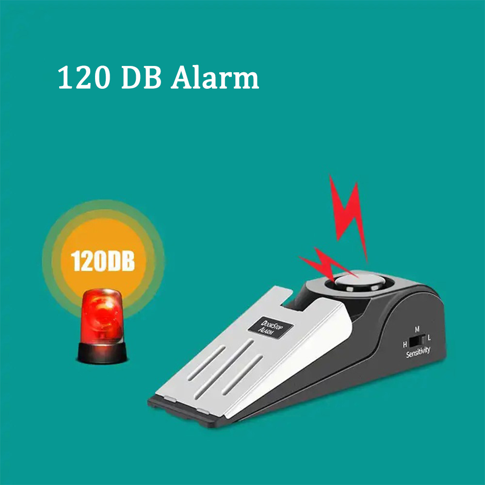 125 DB Anti-theft Burglar Stop - Door Stop Alarm reseña y precio