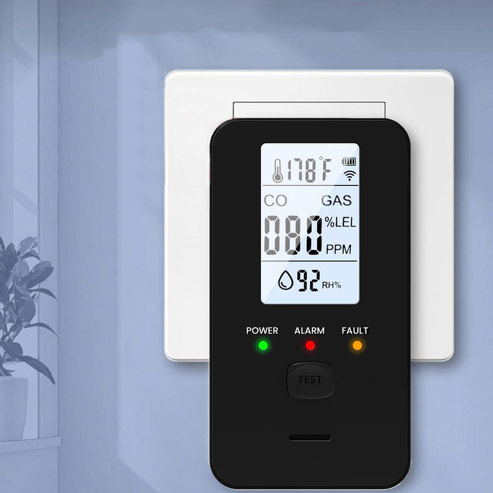 4-in-1 Gas & Carbon Monoxide D - Co Detector Plug reseña y precio