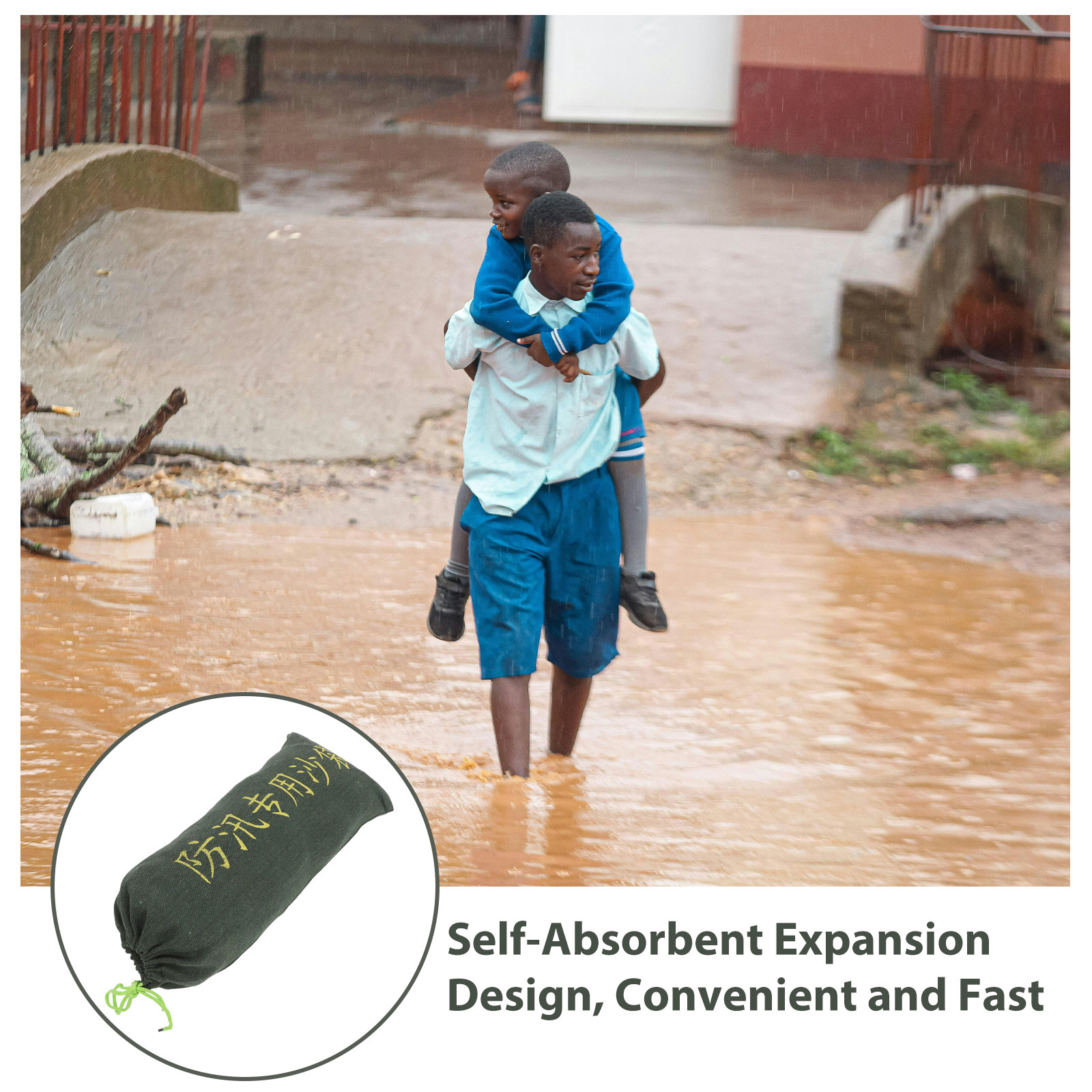 2Pcs Flood Control Absorbent S - Flood Barrier Bag reseña y precio