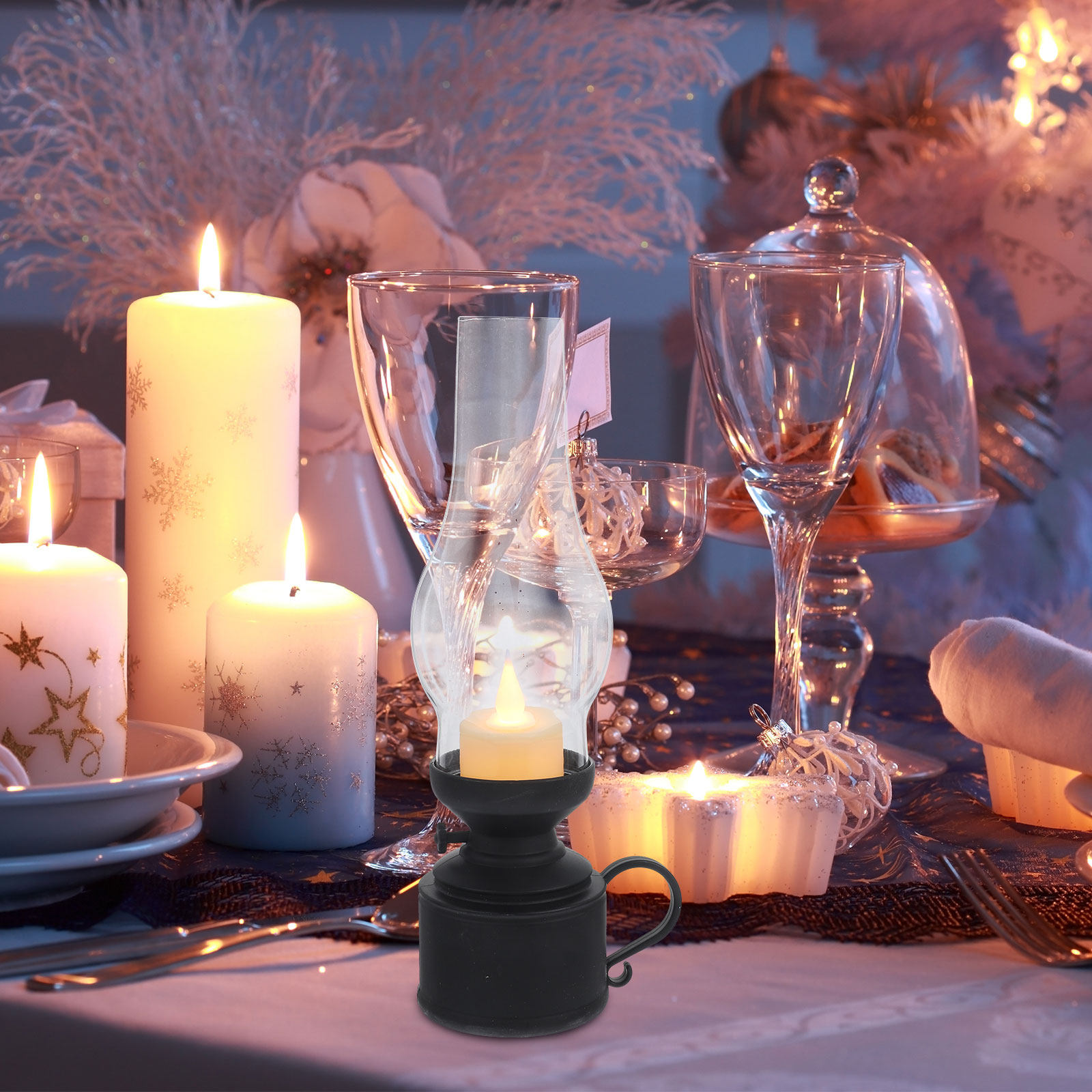 Portable Vintage LED Lantern H - Power Outage Light reseña y precio