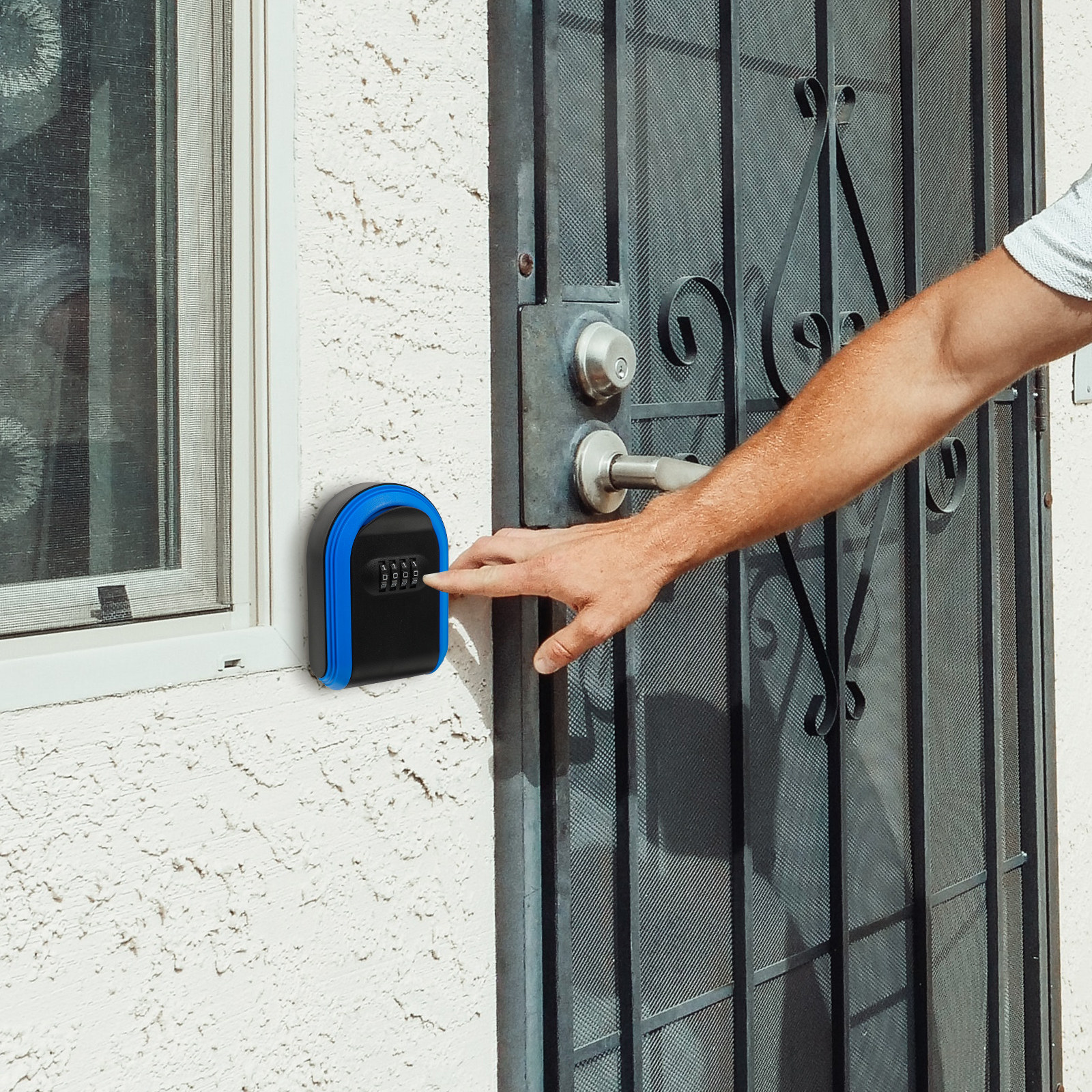 Key Lock Box Wall Mount Plasti - Lockbox Key Secure reseña y precio