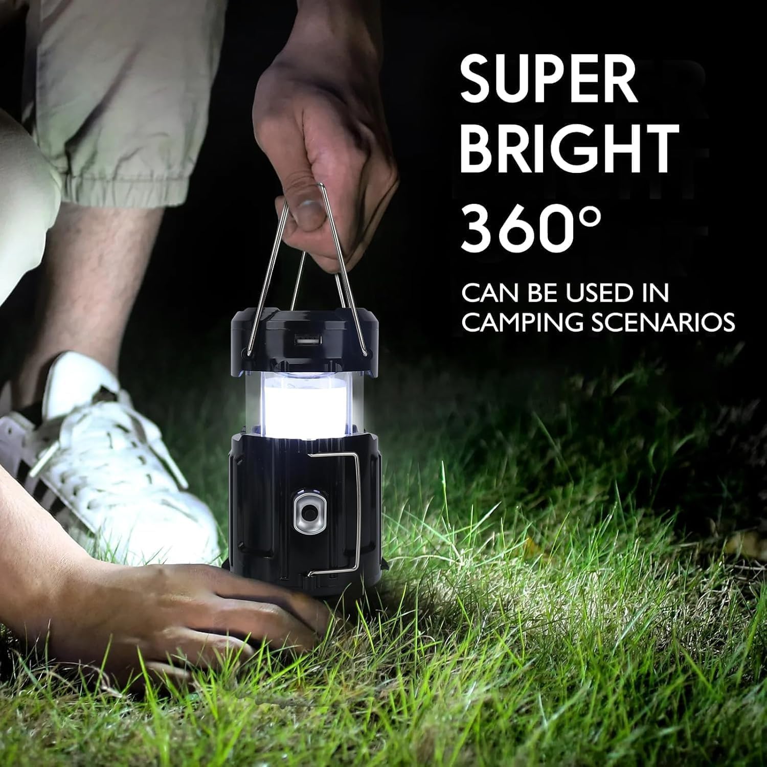 Solar Portable Lantern with Fa - Power Outage Light reseña y precio