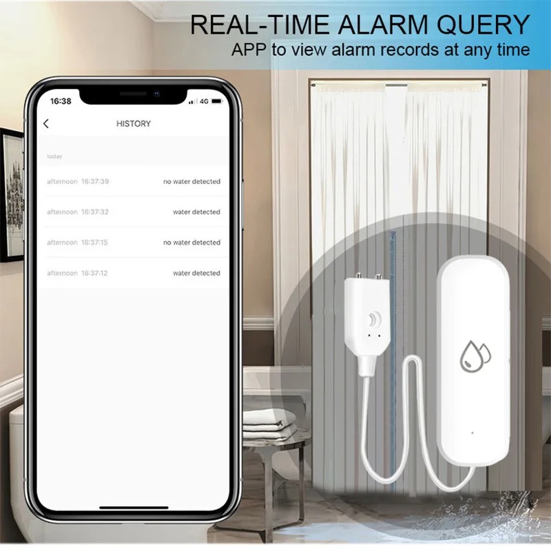 Smart Home Zigbee Water Leak D - Water Alarm Sensor reseña y precio